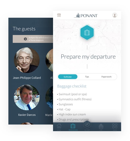 ponant cruises app