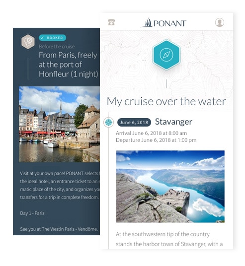 ponant cruises app