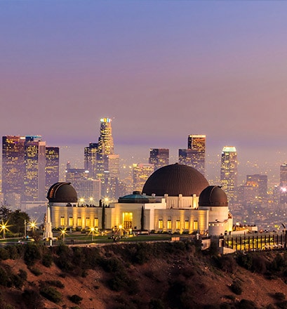 Admirer la vue de Los Angeles depuis son observatoire - Californie