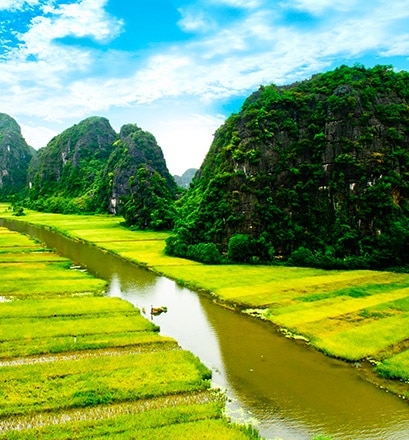 Sich treiben lassen in Ninh Binh – Vietnam