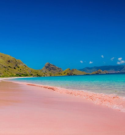 Entspannen am einzigartigen Pink Beach – Indonesien