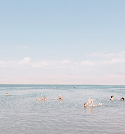 Baden im Toten Meer – Israel