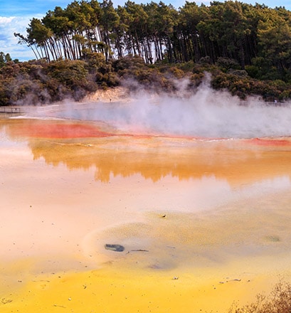 Visit the Wai-O-Tapu geothermal site - North Island 