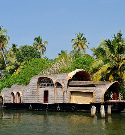 Sail through the backwaters of Alleppey, Kerala - India 