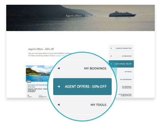 ponant cruises app